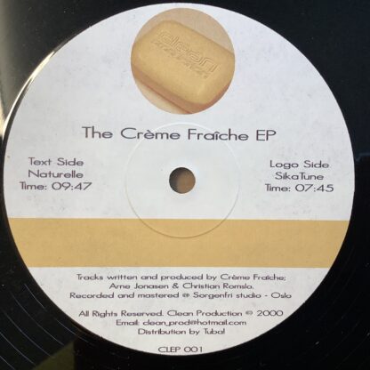 Crème Fraîche - The Crème Fraîche EP [12" EP] (2. hand)