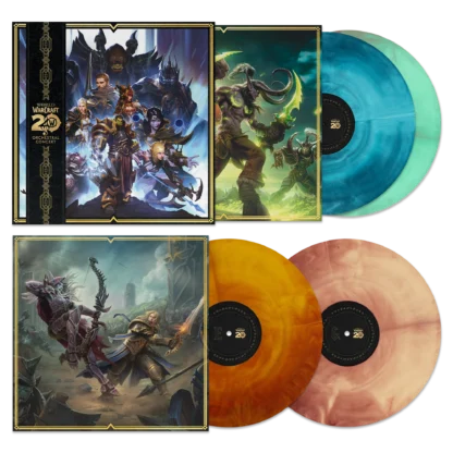 Various Artists - World of Warcraft: 20 Years of Music [LTD 4xLP BOX] (Coloured Vinyl)